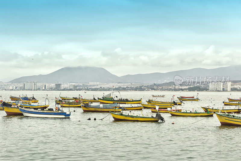 平静的港湾，平静的La Serena，智利。